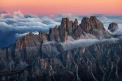 Italy-Dolomites-mountains-sunset