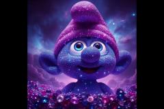 smurf-purple-dots